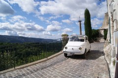 Mariage en Fiat 500 Blanche