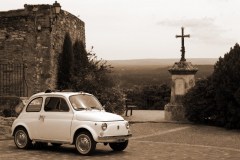 Mariage Fiat 500 Blanche